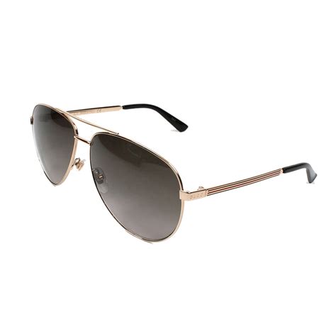 gucci pilot sunglasses gold|Gucci aviator sunglasses on sale.